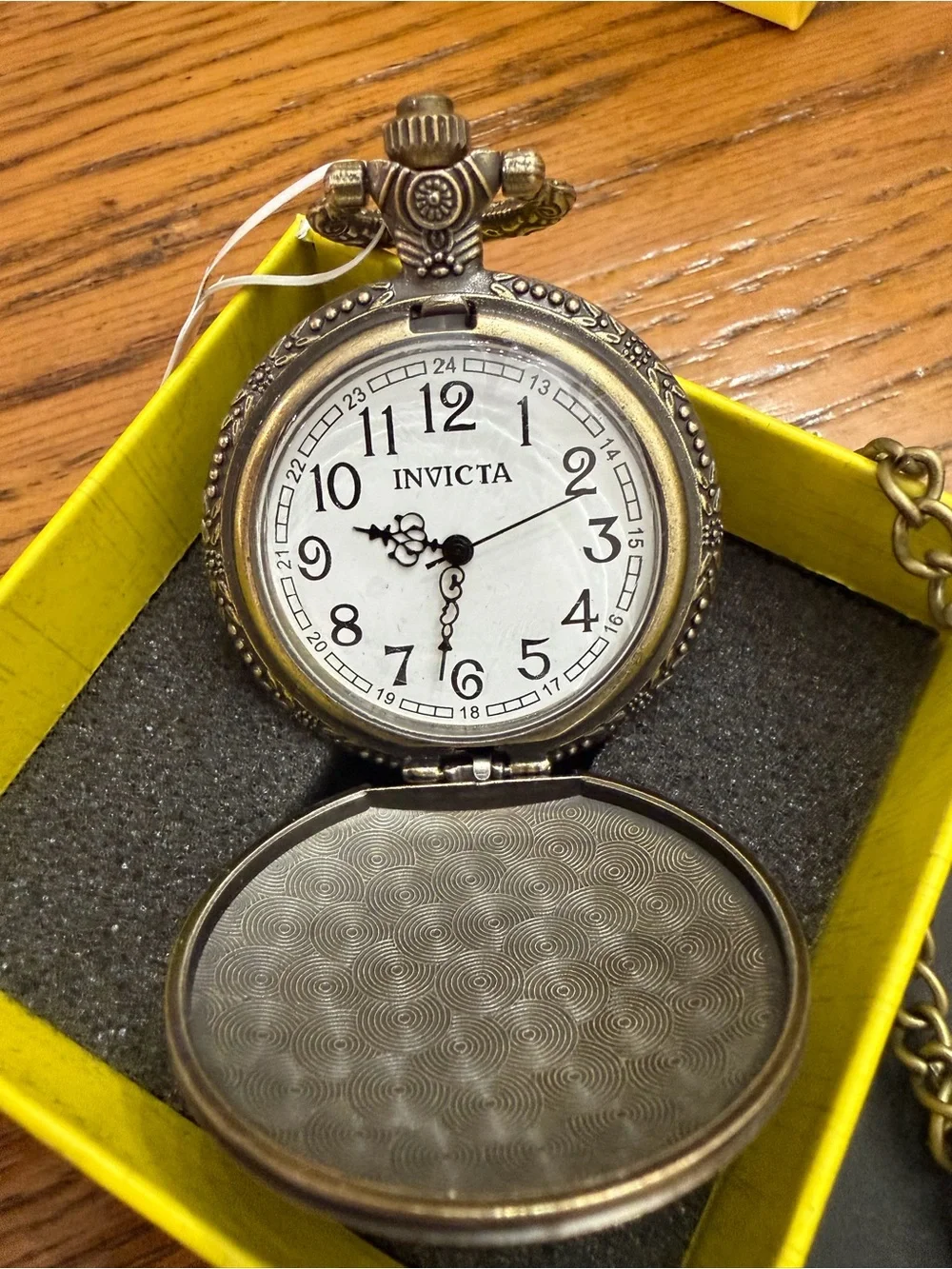 Invicta Bronze Astronomical Pocket Watch